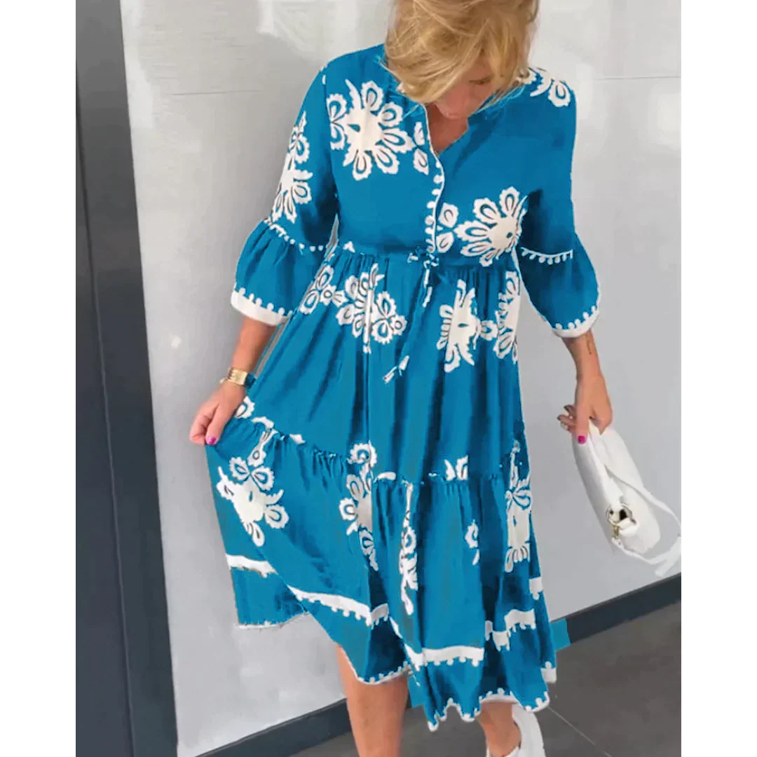 Iza - Fluid Dress for Women Timeless Elegance