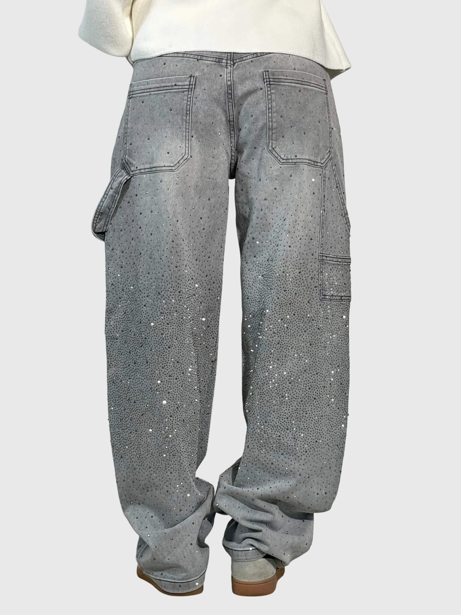 Kimberly | Women’s Sparkle Diamond Denim Pants