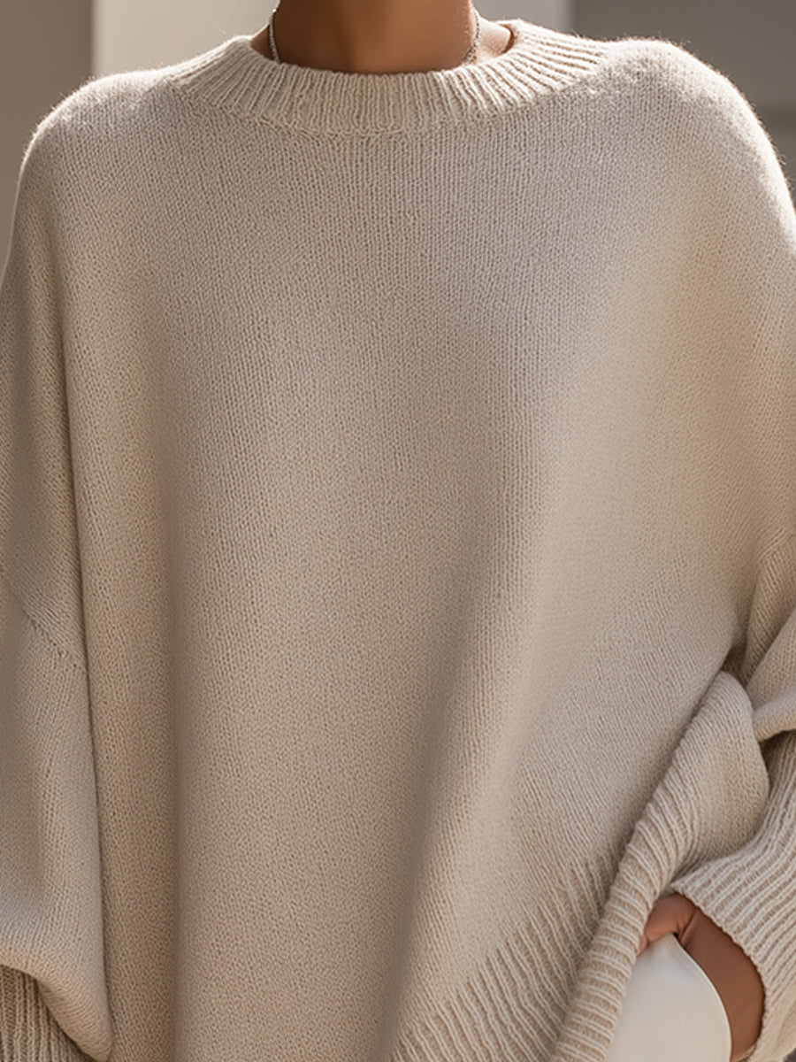 AVA – ASYMMETRIC OVERSIZED SWEATER