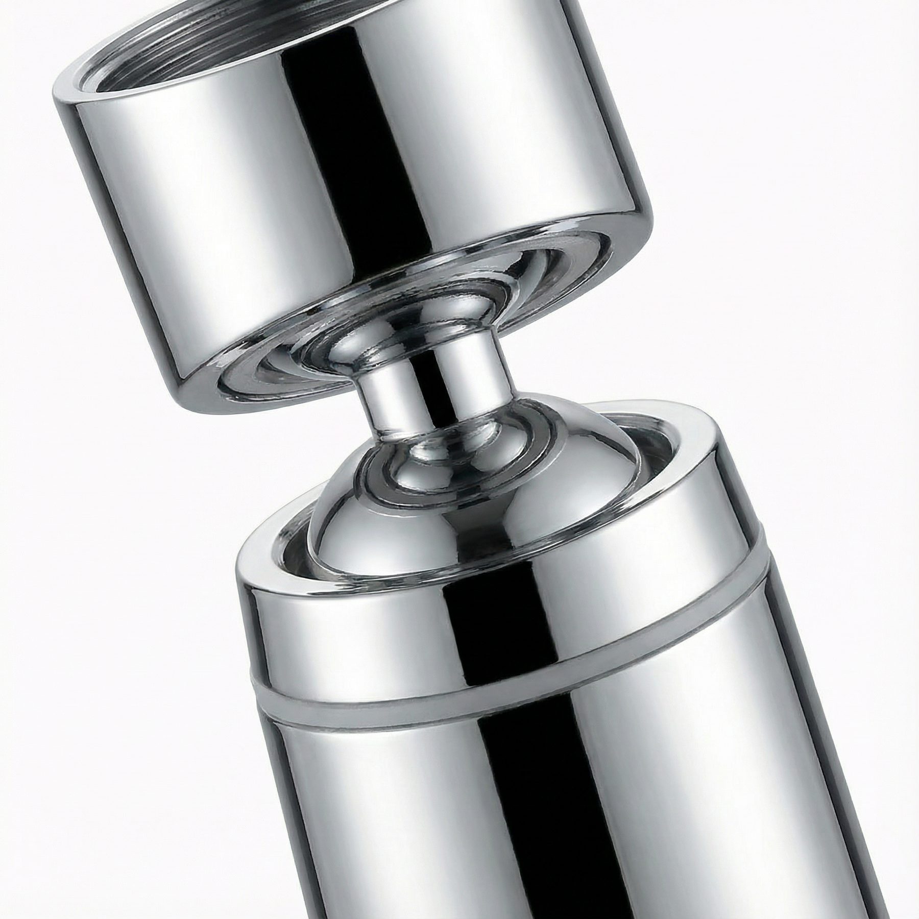Flowtura - 360° swivel faucet aerator with dual spray (2-pack)