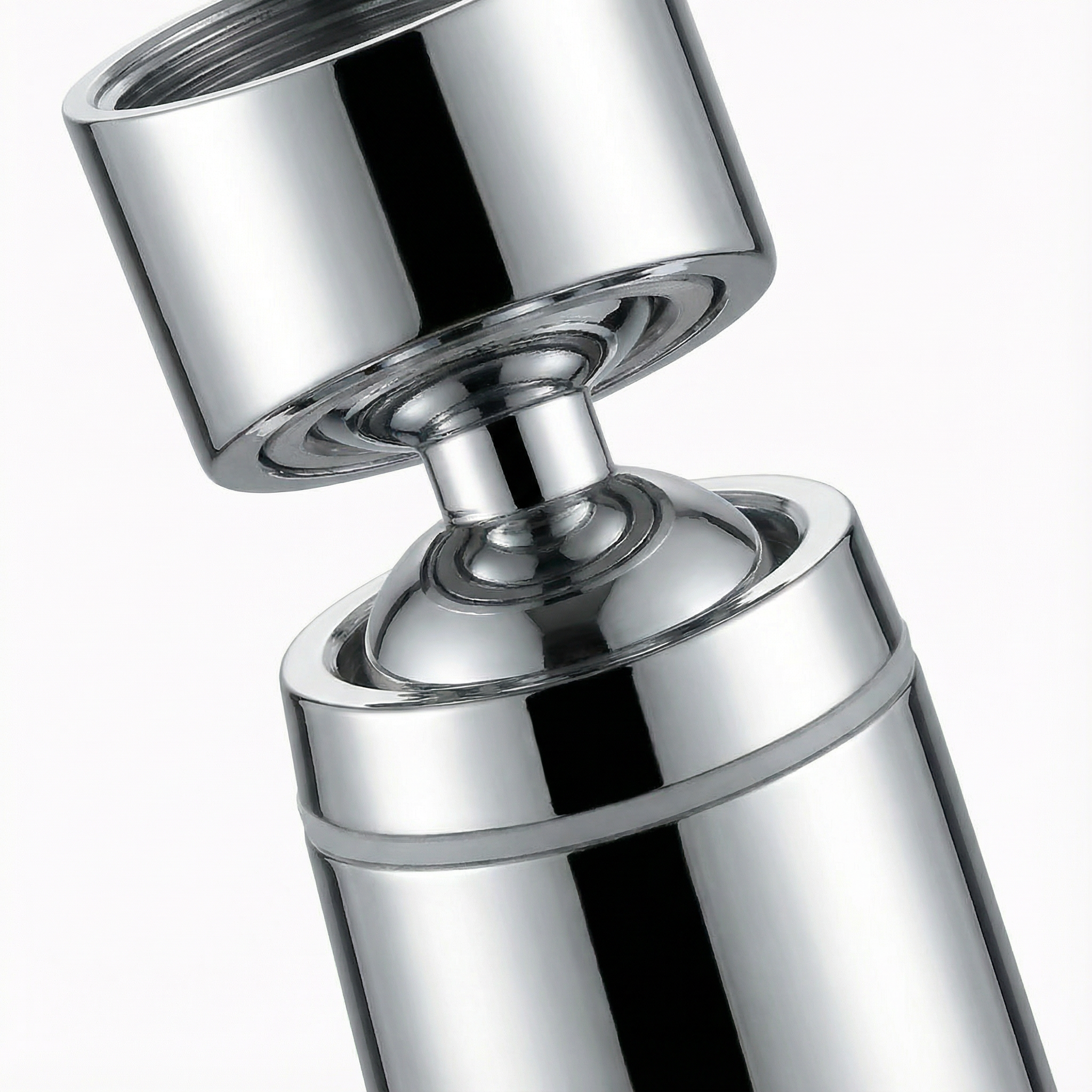 Flowtura - 360° swivel faucet aerator with dual spray (2-pack)