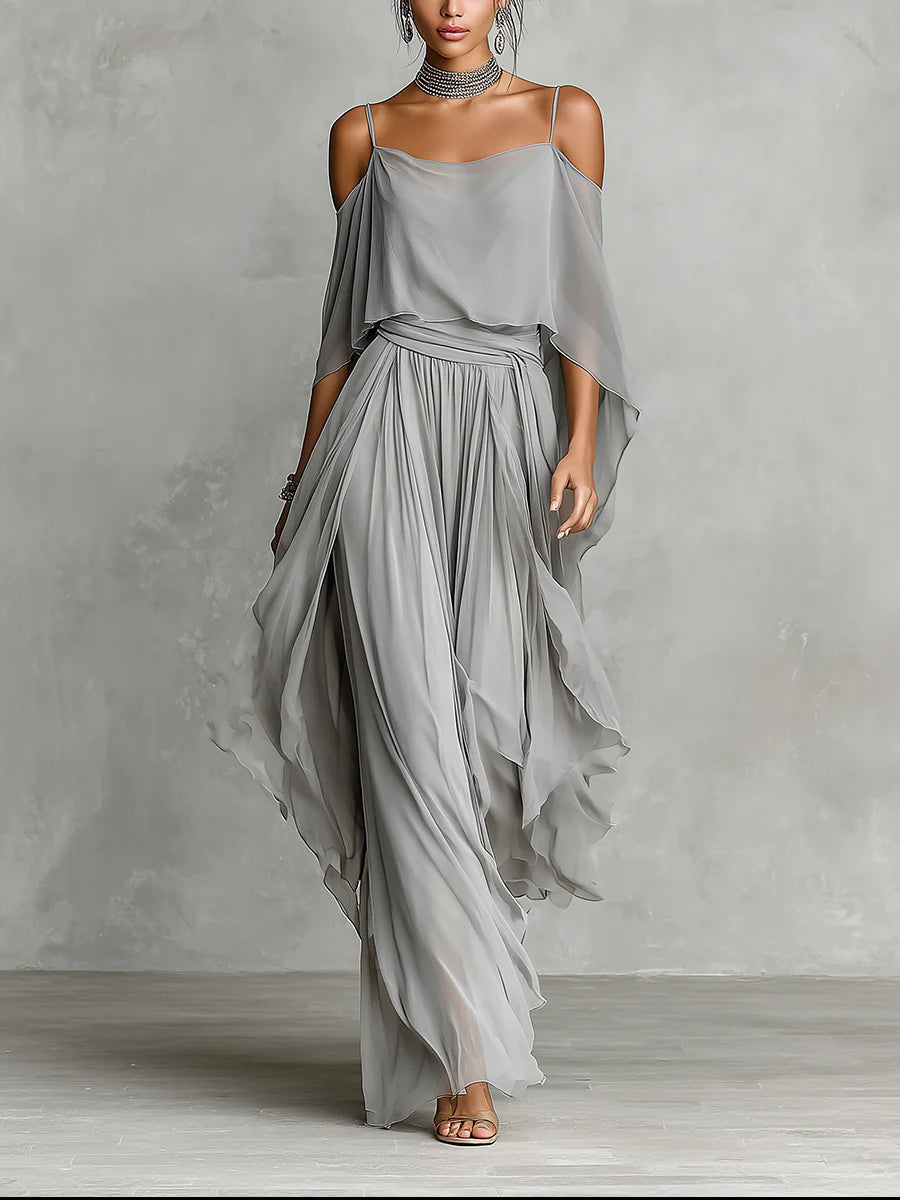 Caroline | Airy Off-shoulder Set