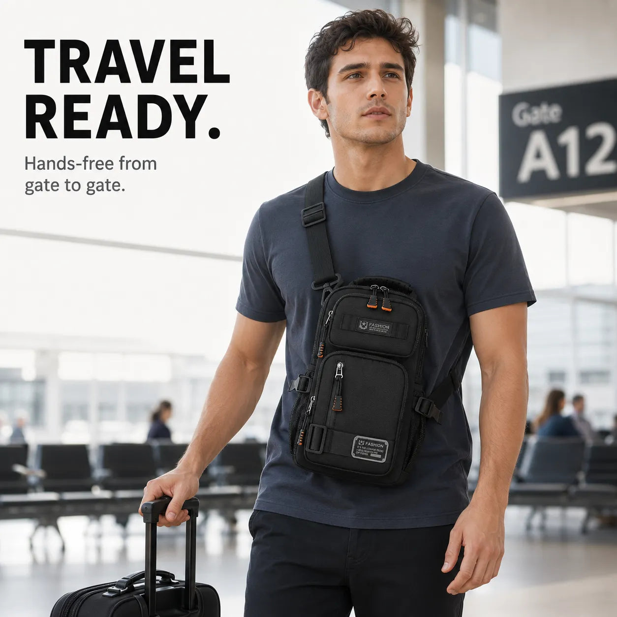 Cargolo – Adjustable Chest Sling Bag Multi-Pockets