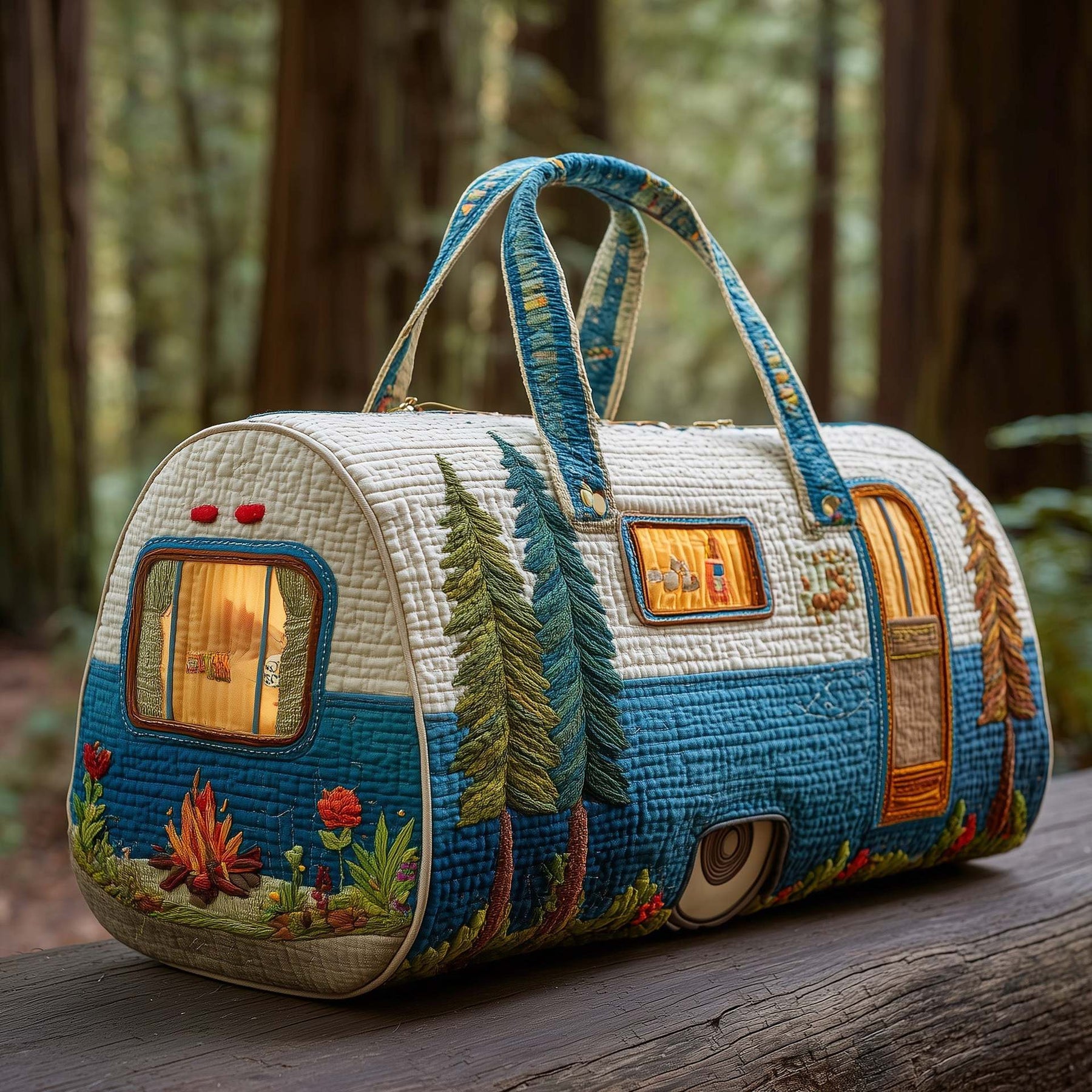 Luna – Padded Travel Bag with Artisan Design