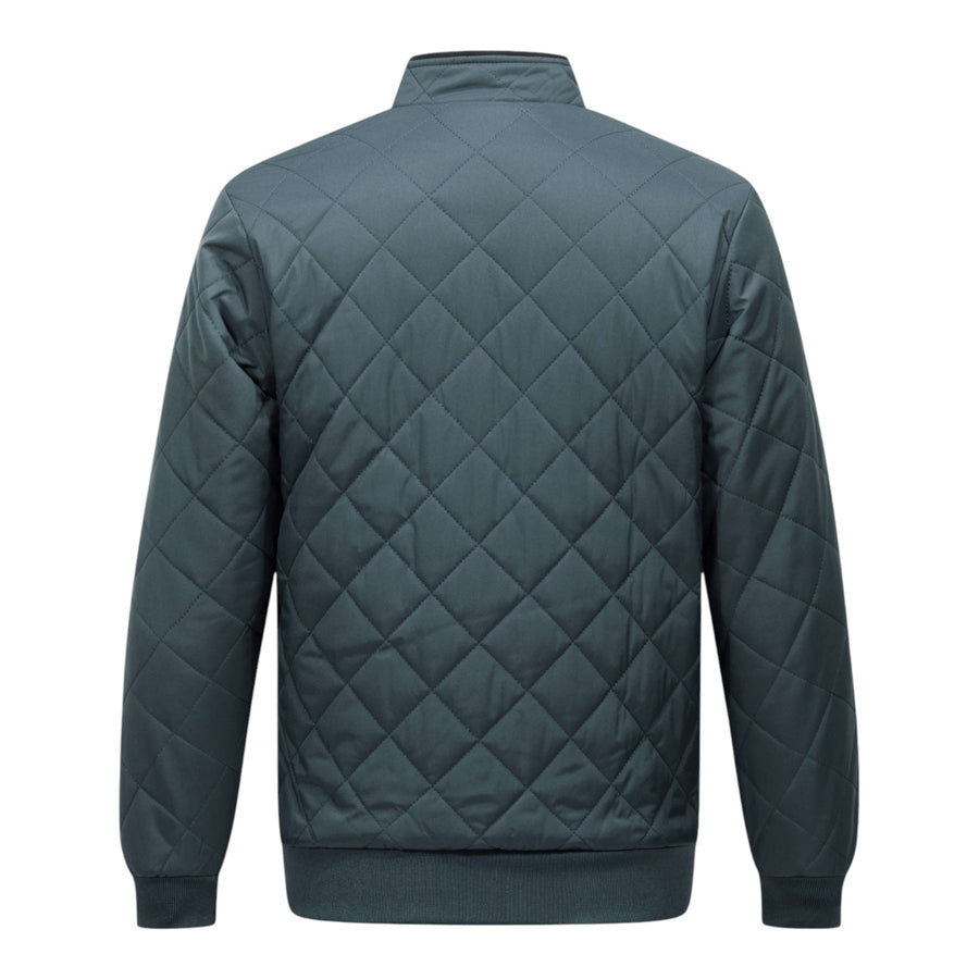 Hristo - Diamond Pattern Fleece Lined Jacket