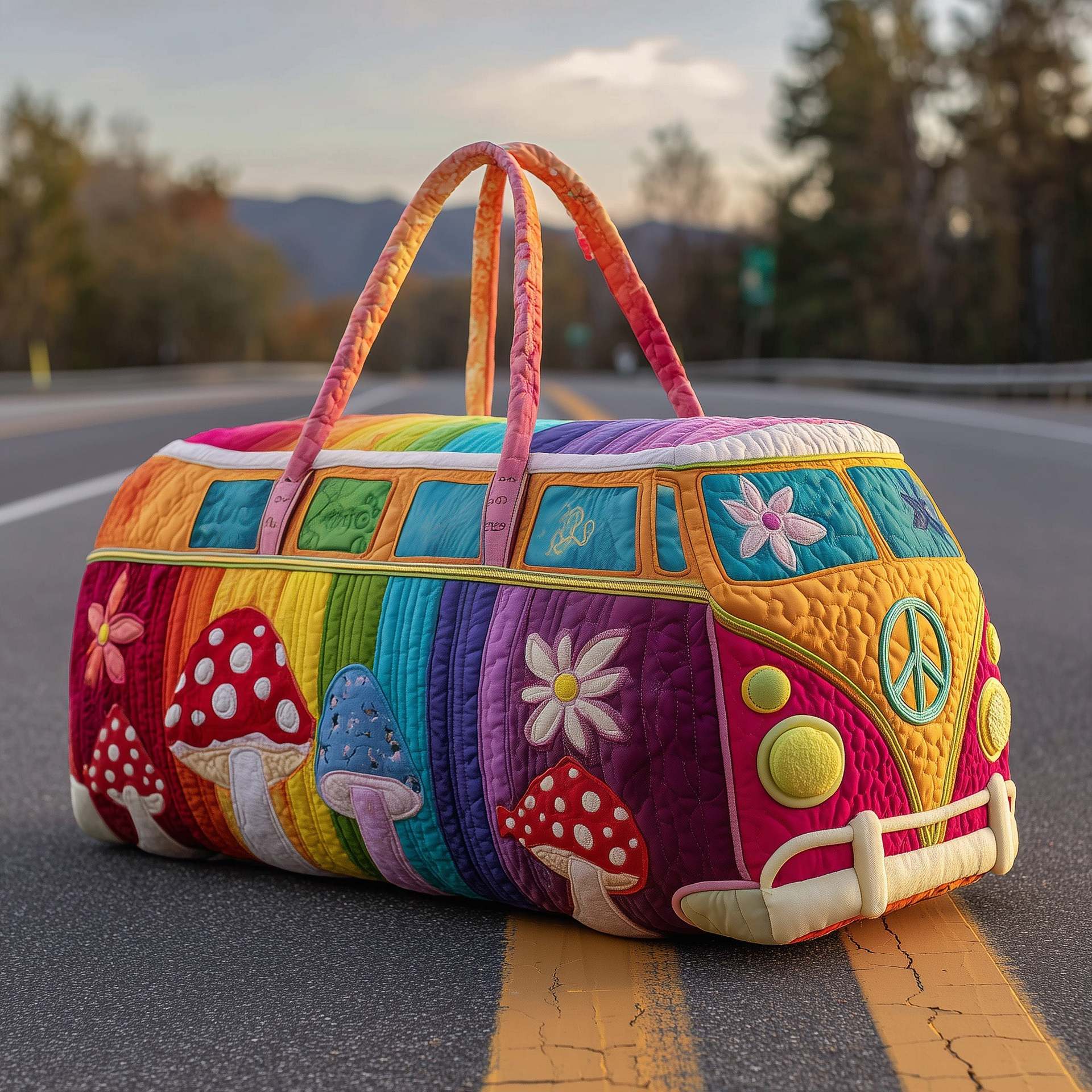 Luna – Padded Travel Bag with Artisan Design