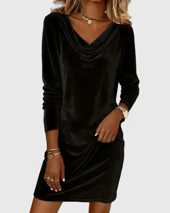 Frosina | Velvet Dress Loose Fit