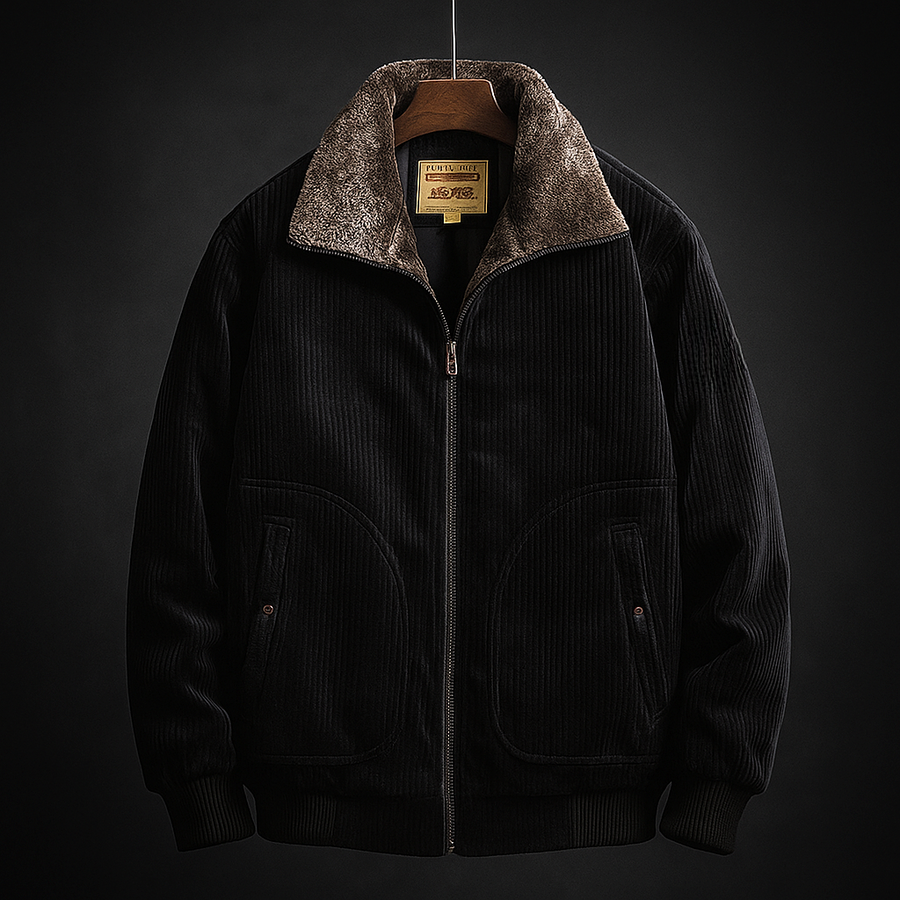 Broja - Casual Corduroy Zip-Up Jacket