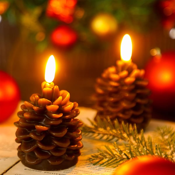 Lunacone - Flameless Pinecone Candle Light