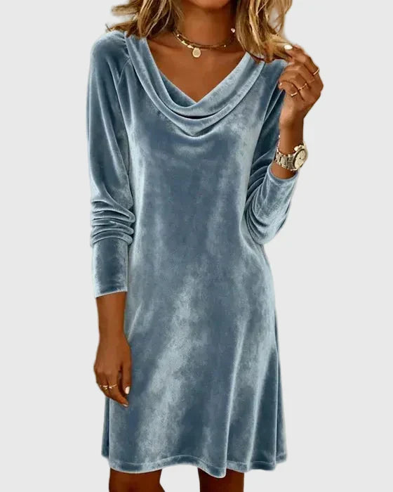 Frosina | Velvet Dress Loose Fit