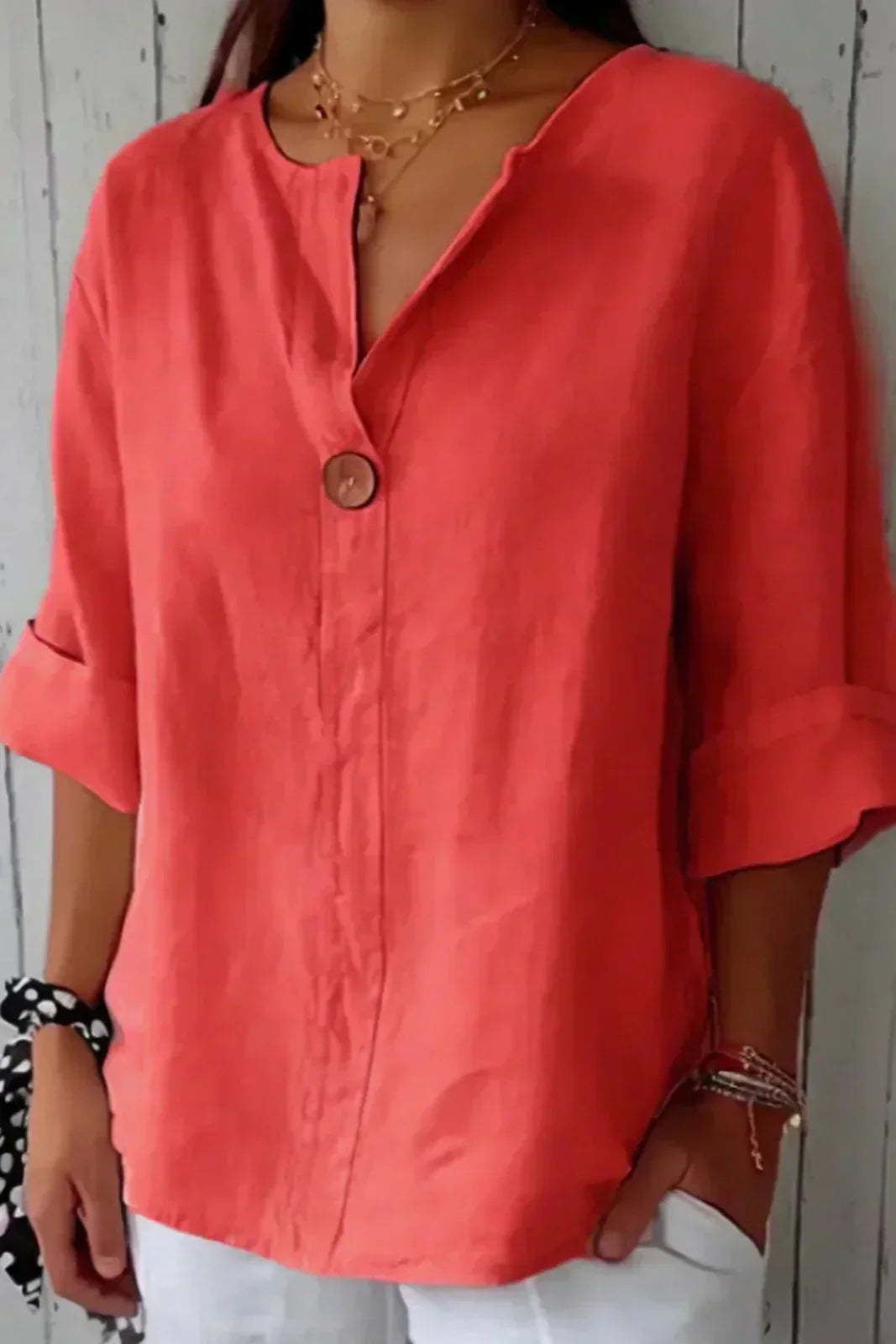 Natasha | Casual Linen Top