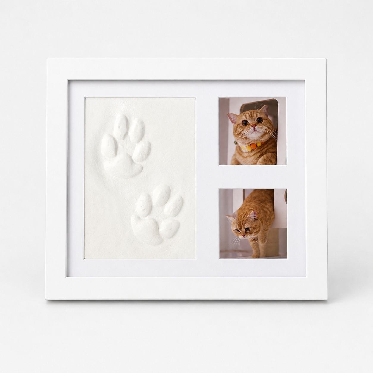Littlecast – Silver Paw Print Photo Frame Kit