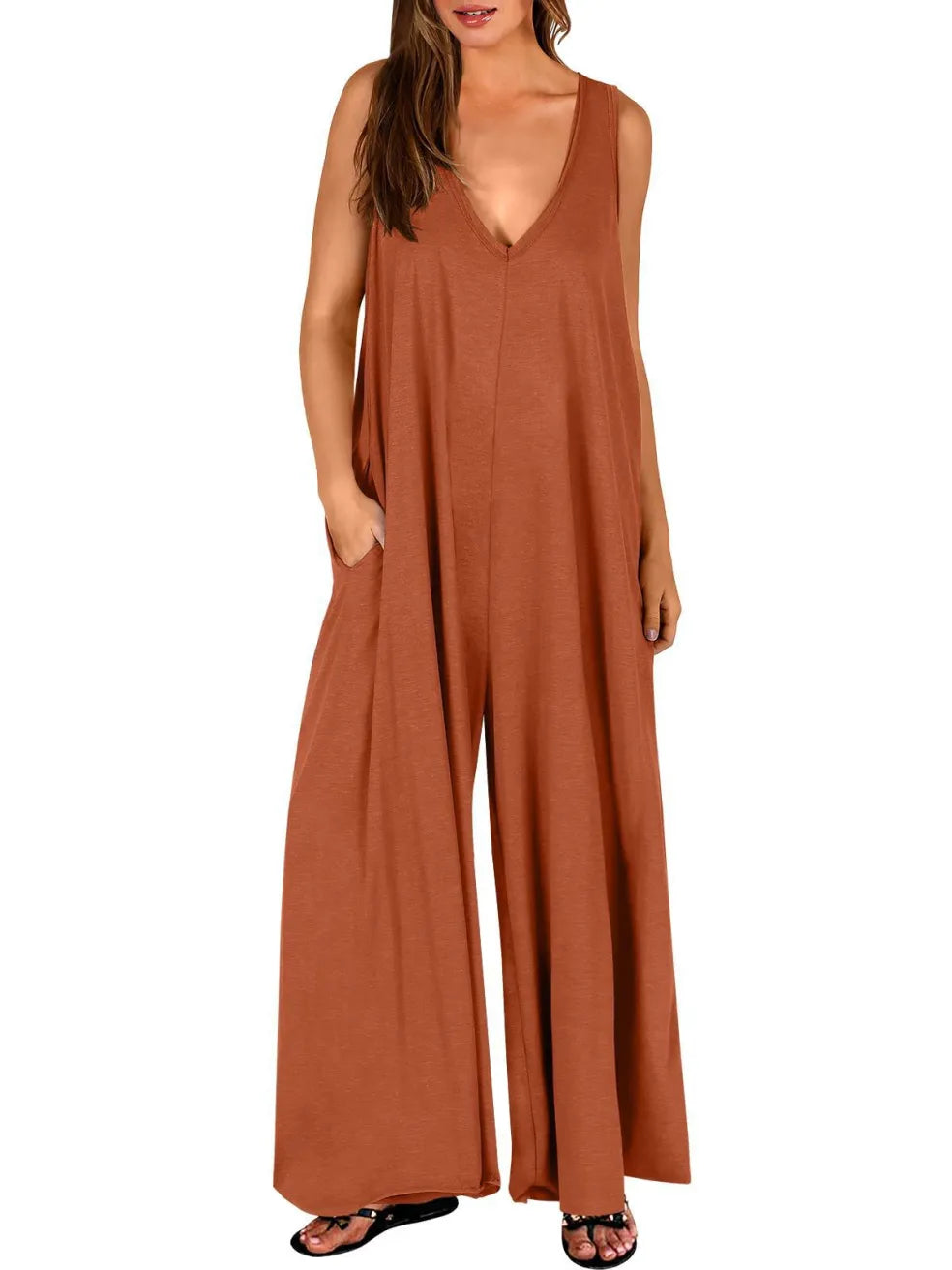 Nella™ Comfy V-Neck Jumpsuit