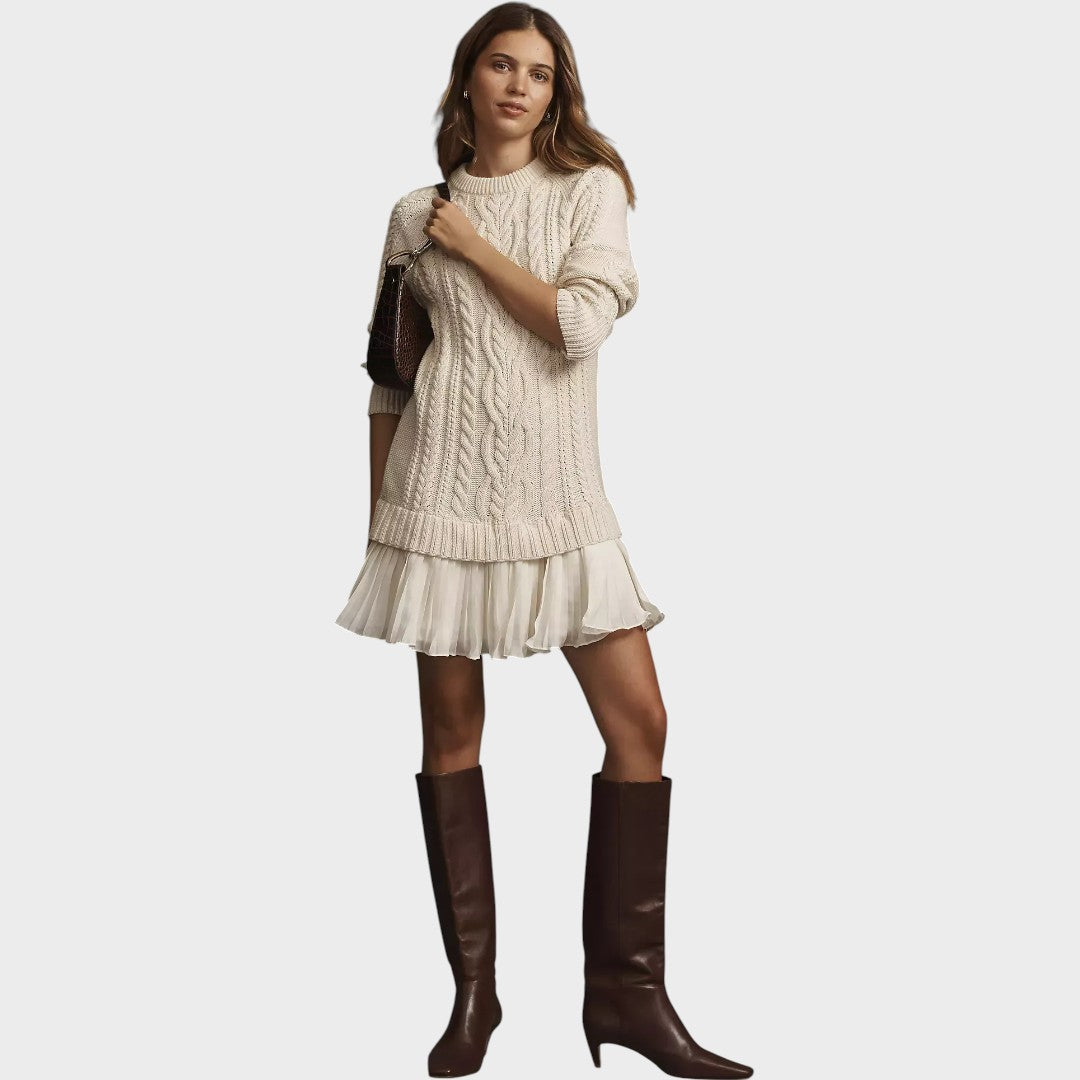 Gabriela | Knit Dress in Fabric