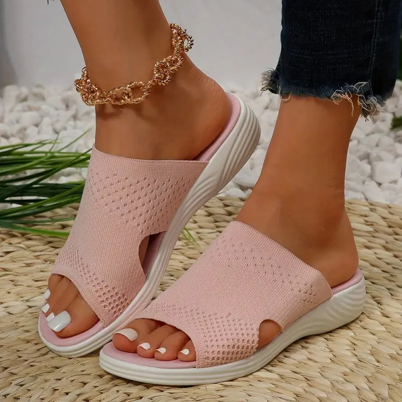 Audrey | Womens Orthopedic Slip On Slide Sandals