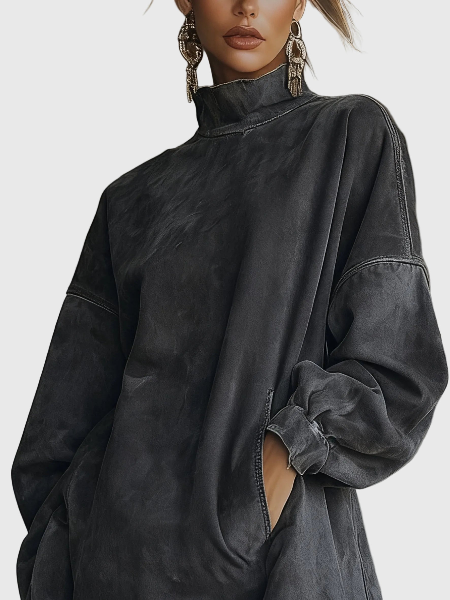Olive | High Neck Dress