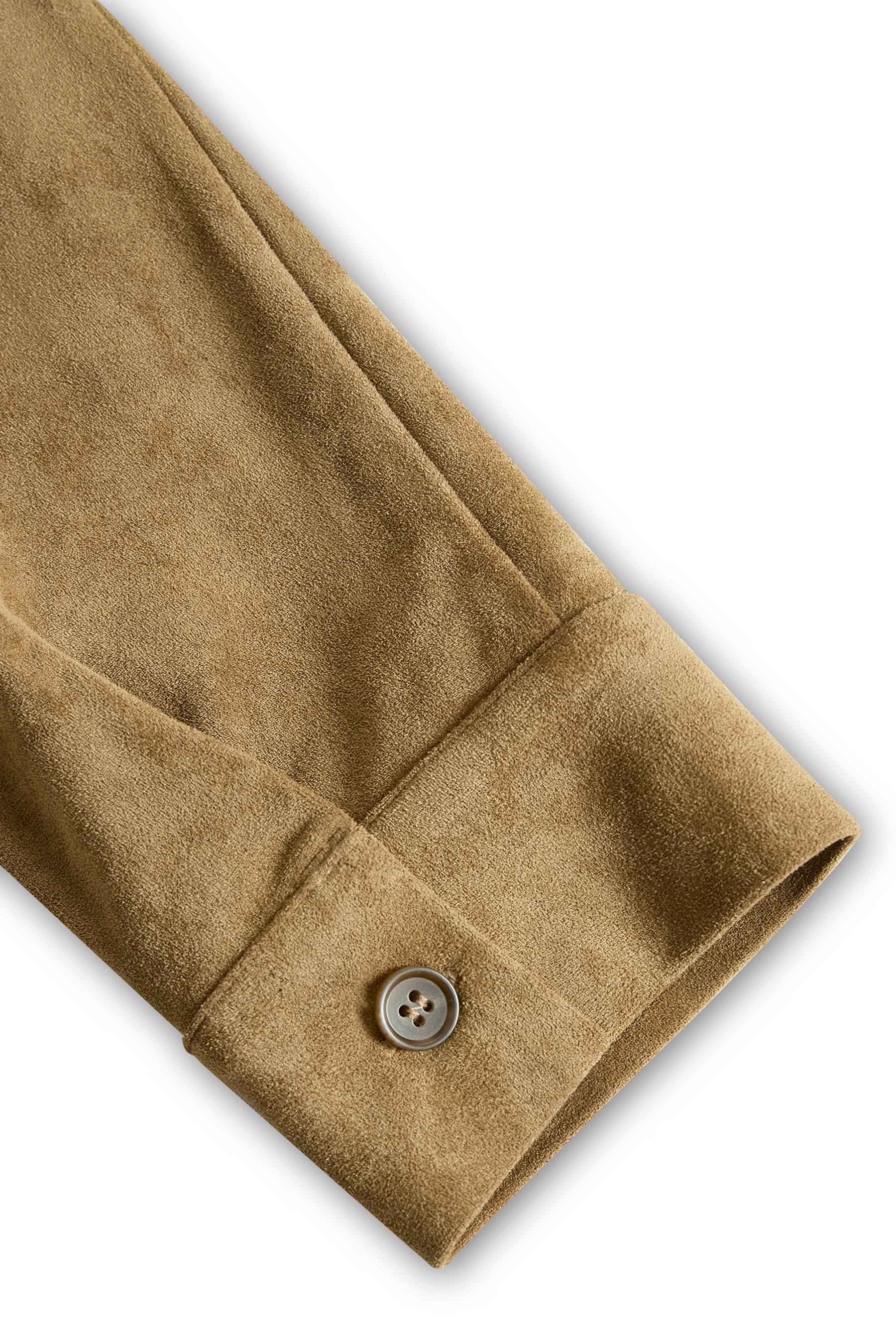 Women's Fashion Suede Single Breasted Lapel Long Sleeve Midi Dress MDA1867H7Y