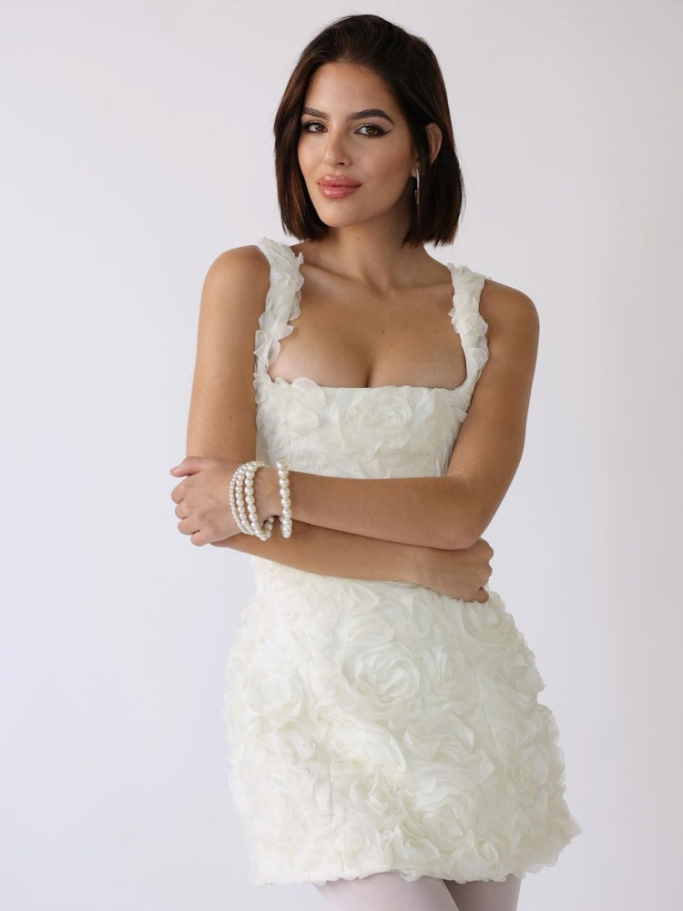 Jennifer | Blossom Embrace Corset Mini Dress