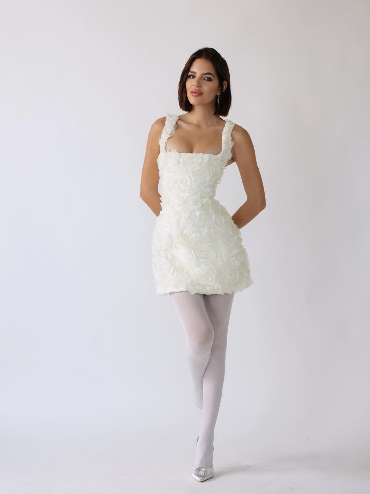 Jennifer | Blossom Embrace Corset Mini Dress