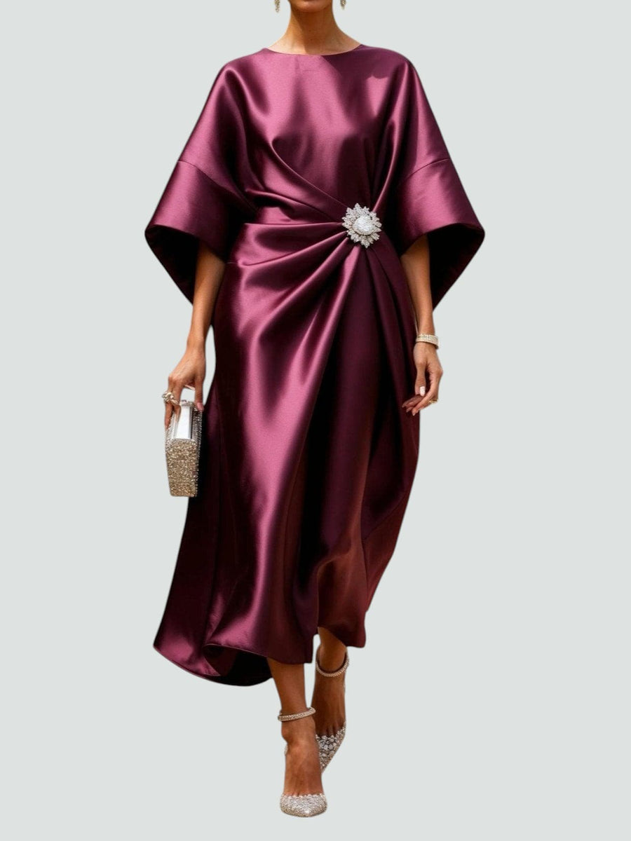 DAKOTA – ELEGANT DRAPED EVENING DRESS