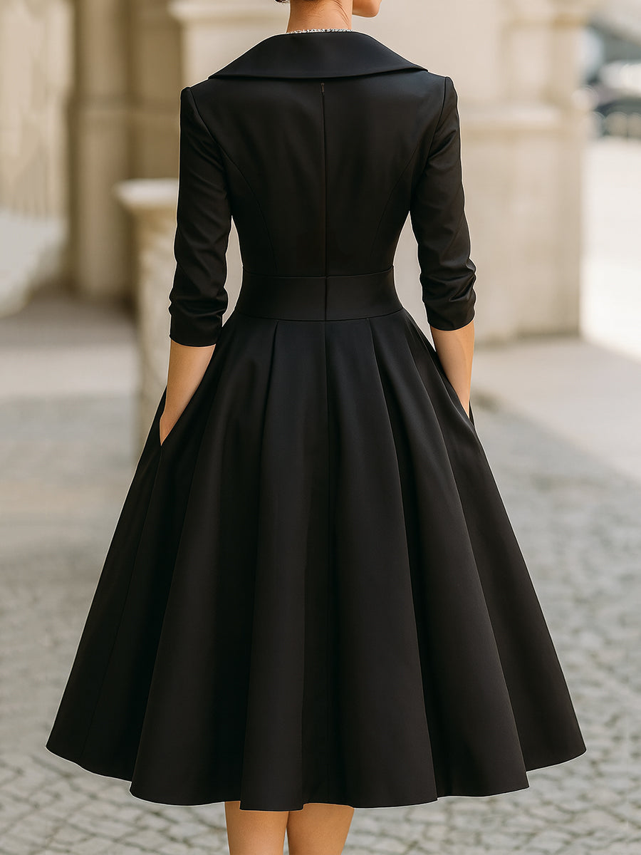 SCARLETT – ELEGANT SIGNATURE MIDI DRESS