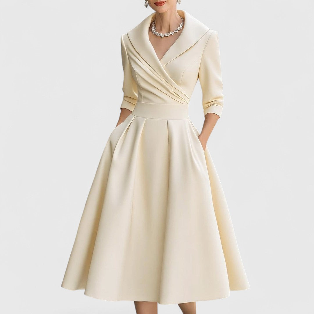 Rosavelia | Elegant Midi Dress