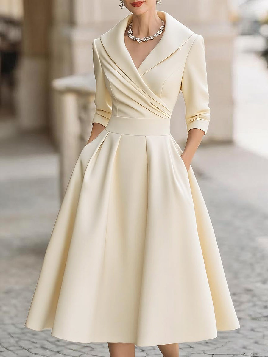 SCARLETT – ELEGANT SIGNATURE MIDI DRESS