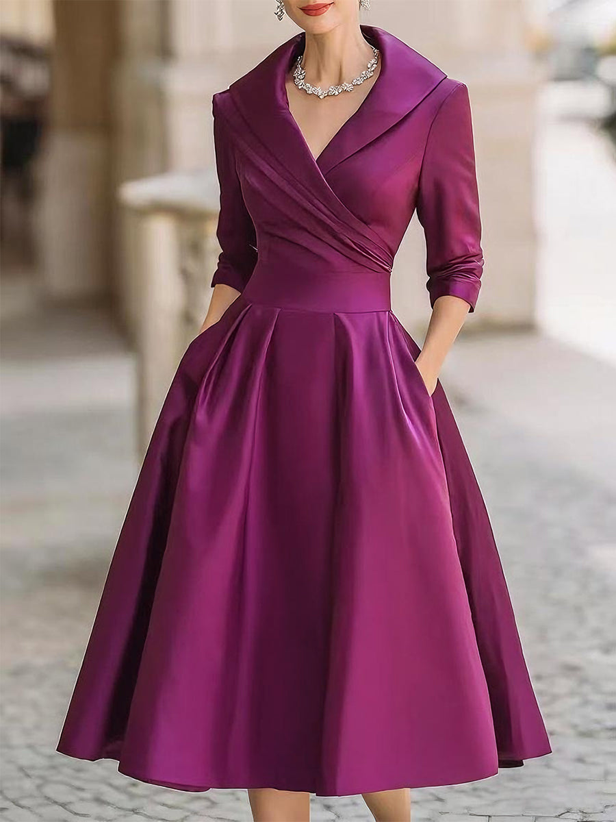 SCARLETT – ELEGANT SIGNATURE MIDI DRESS