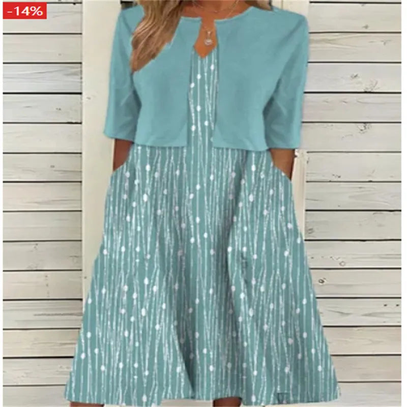 Bonnie - Floral Two-Piece Midi Dress