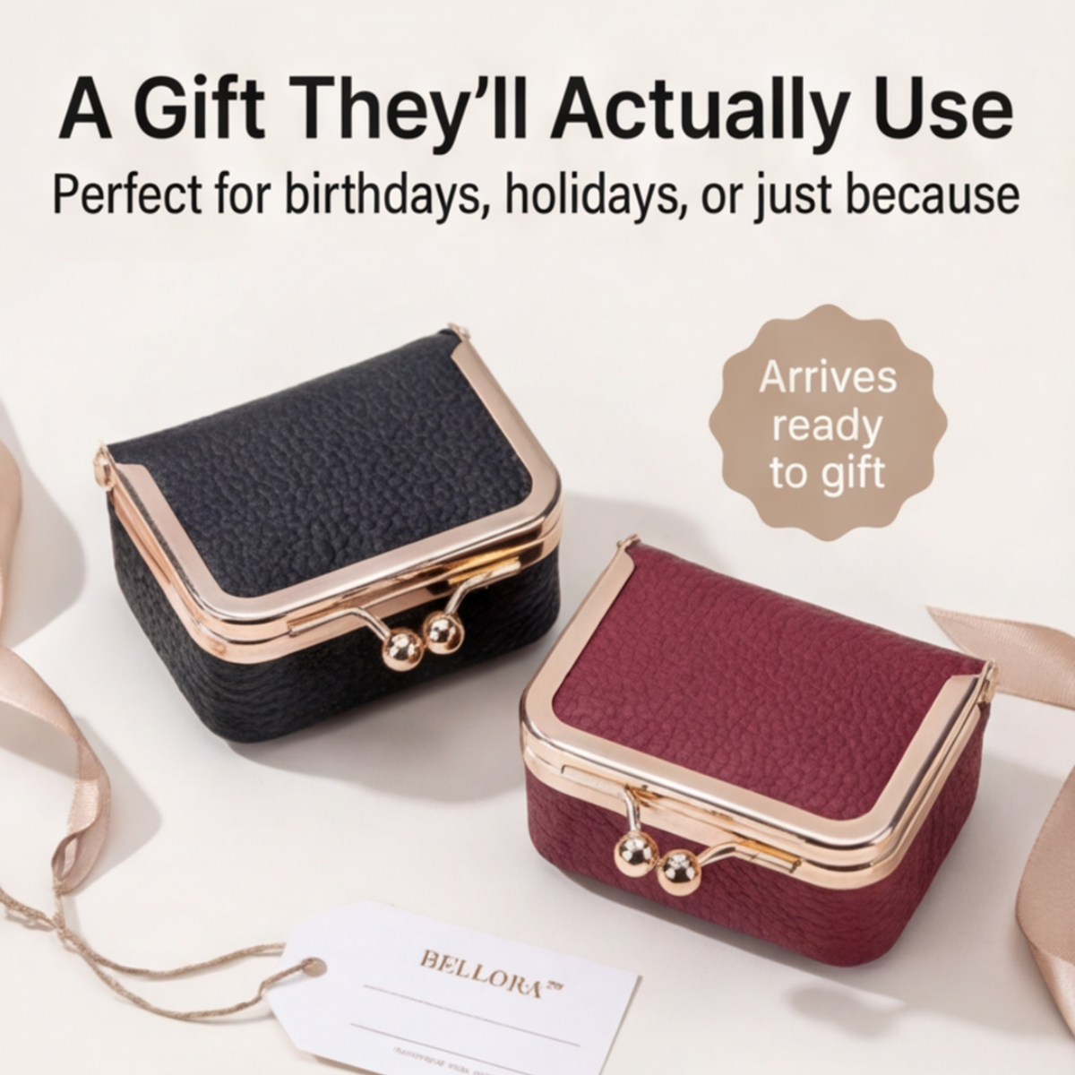 Bellora - Vegan Leather Mini Jewelry Box