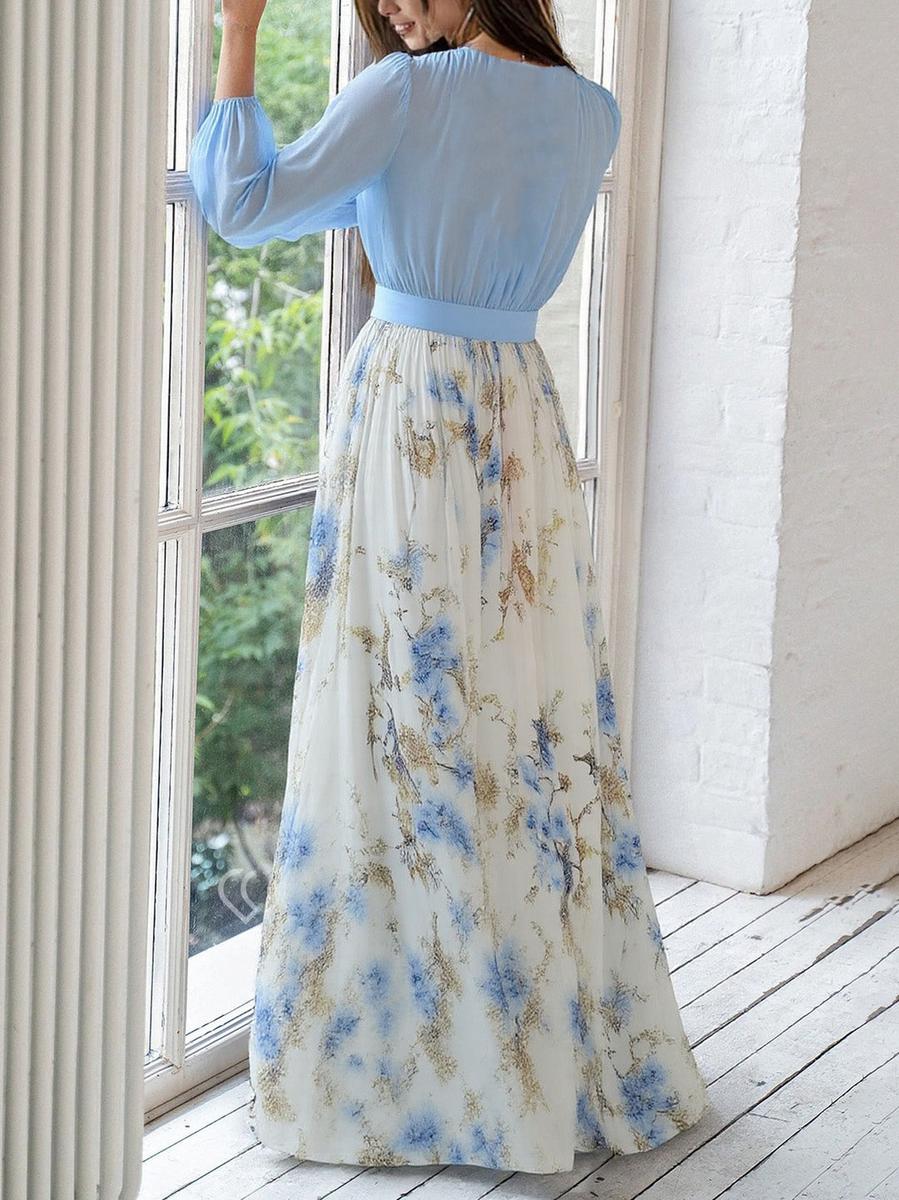 Fiorella | Elegant Maxi Dress with Floral Print
