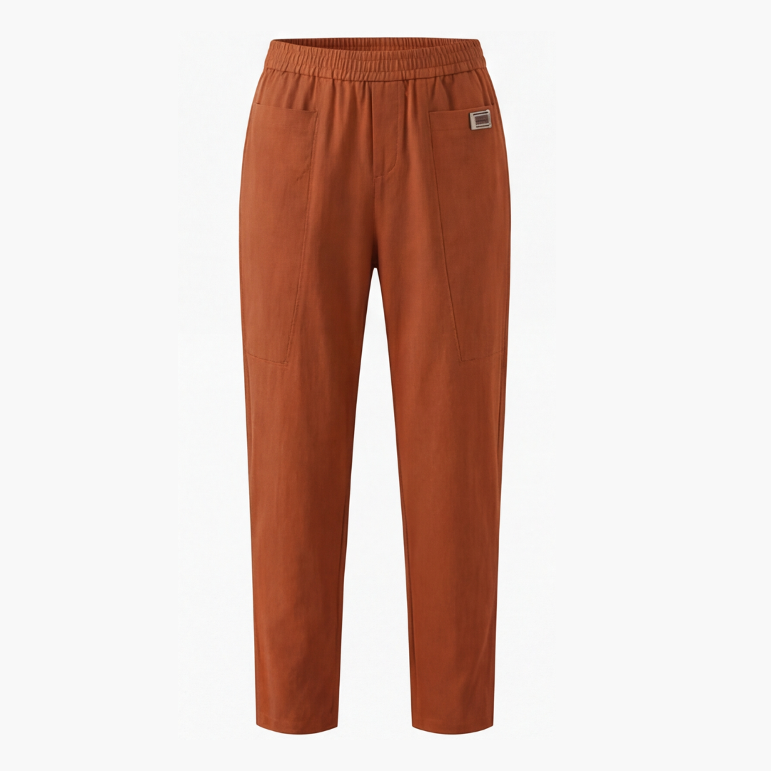 Linara – Cotton Linen Tapered Pants