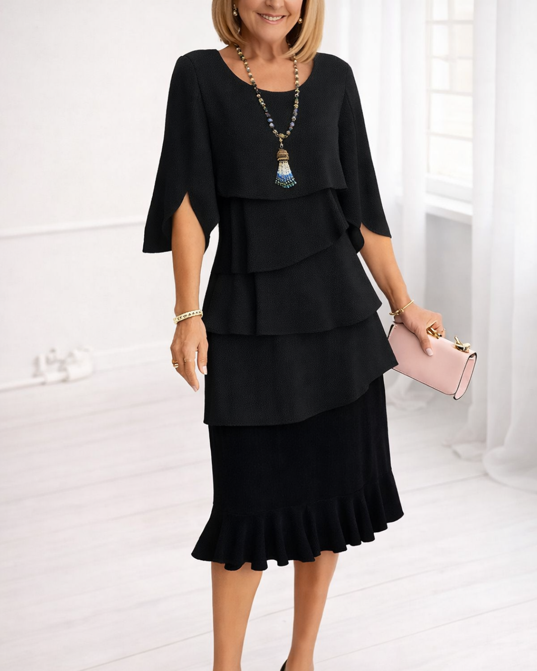 Patricia | Elegant and Comfortable Ruffled Dress