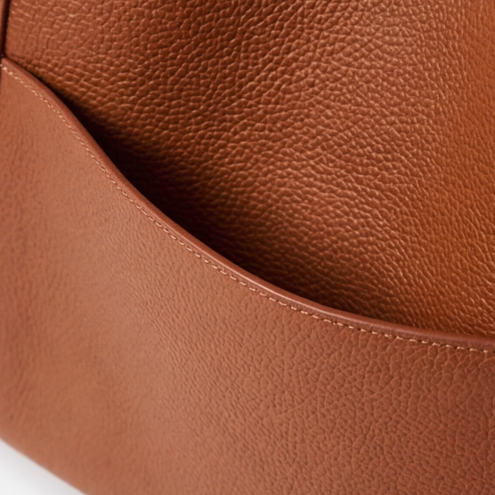 Caressa - Soft Leather Multi Pocket Shoulder Bag