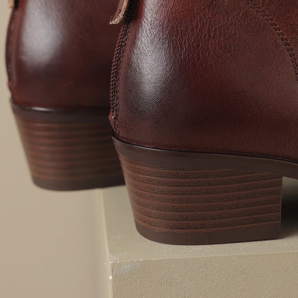 Santino™ | Luxury Ankle Boots with Low Heel