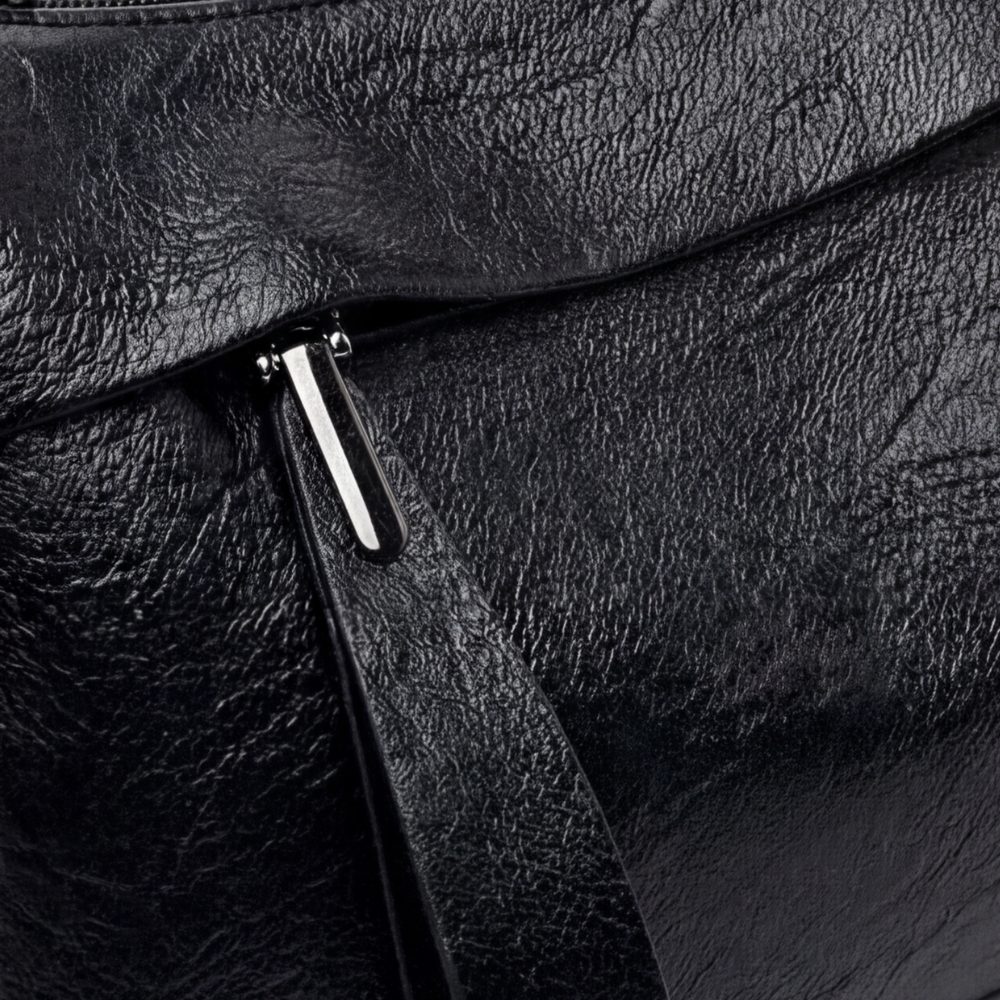 Carria - Soft Leather Crossbody With 3 Compartments