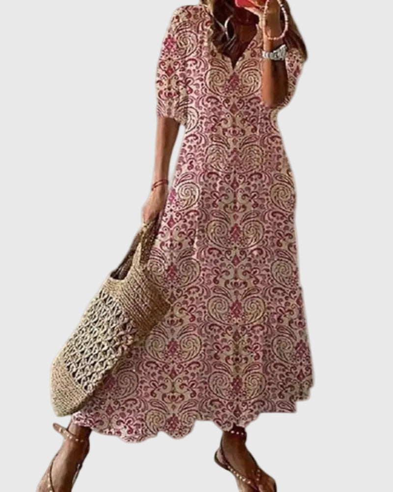 Amalia | Vintage Boho Summer Maxi Dress