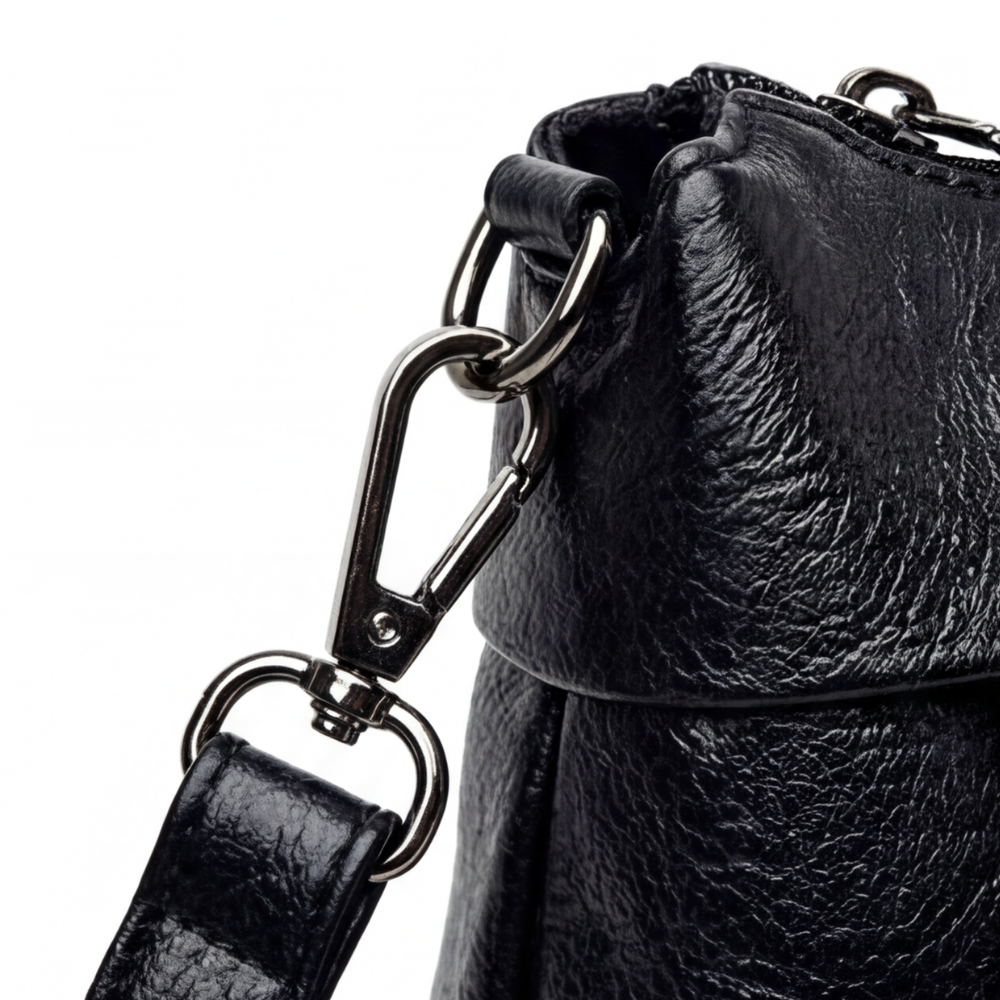 Carria - Soft Leather Crossbody With 3 Compartments