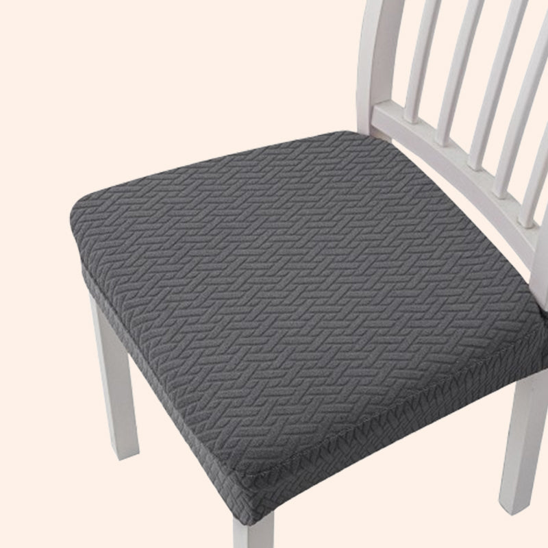 Jacquelin - Jacquard Stretch Chair Seat Cover