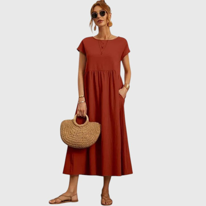 HARPER – EASY FLOW MIDI DRESS