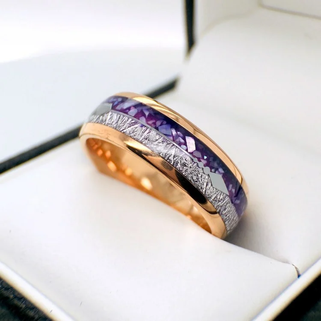Royal Amethyst Crest Ring