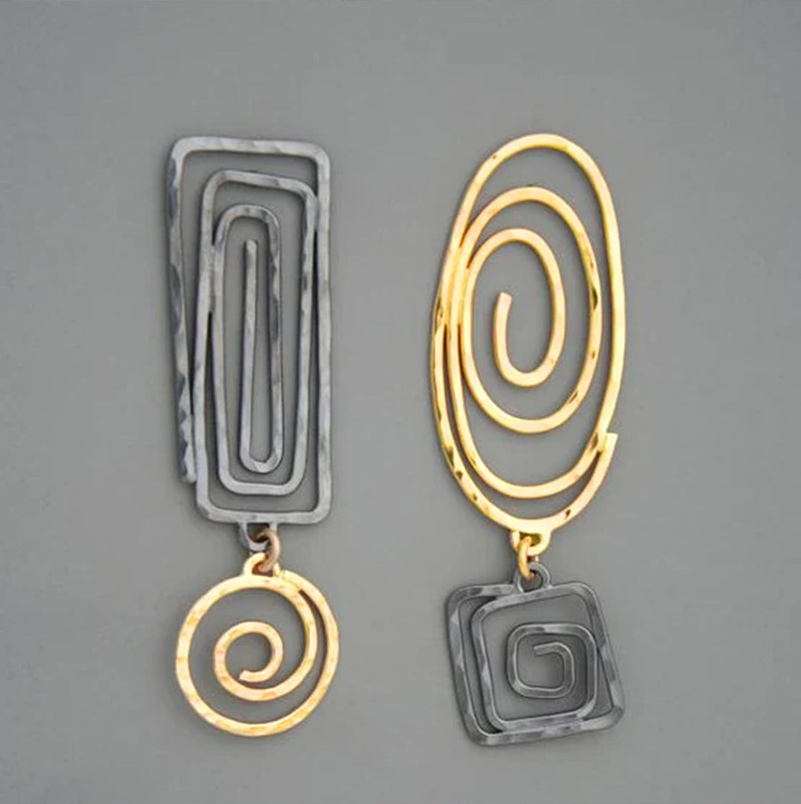 Selvianne – Vintage Earrings with Bicolor Effect