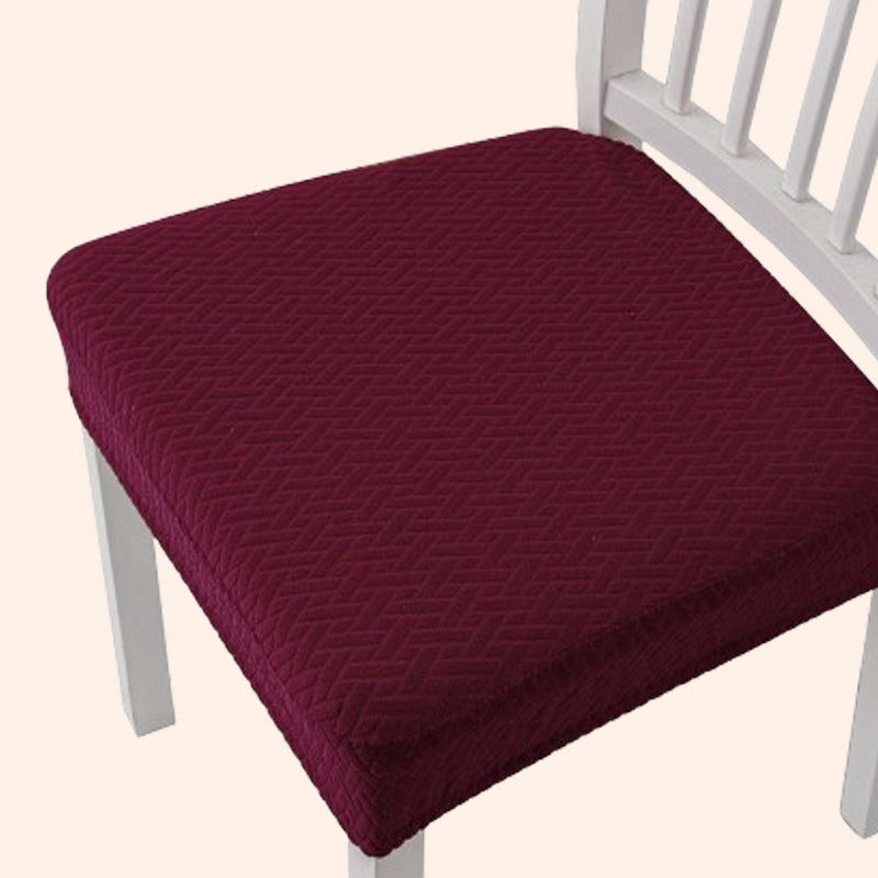 Jacquelin - Jacquard Stretch Chair Seat Cover