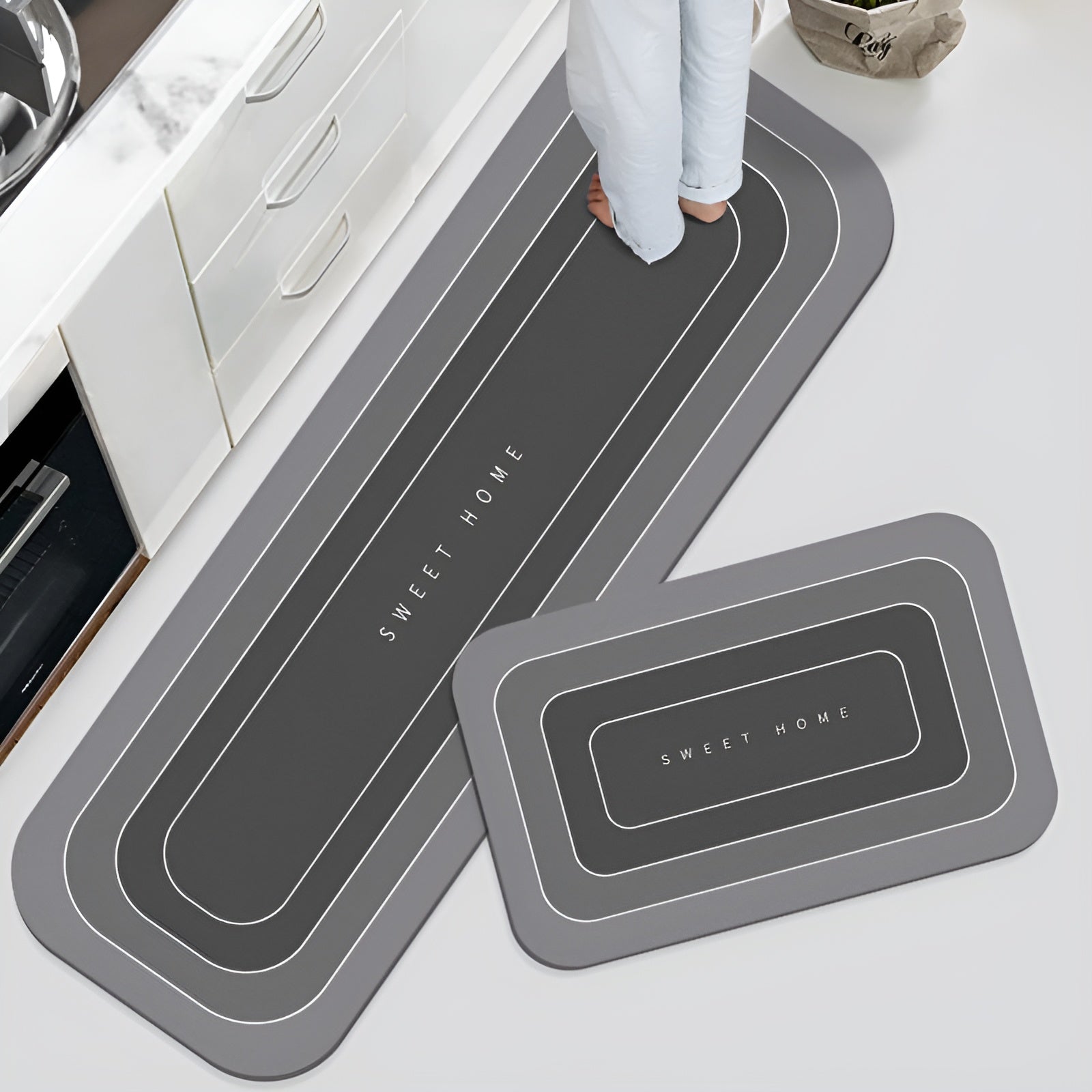 Barea - Super Absorbent Anti-Slip Mat for Kitchen & Bathroom