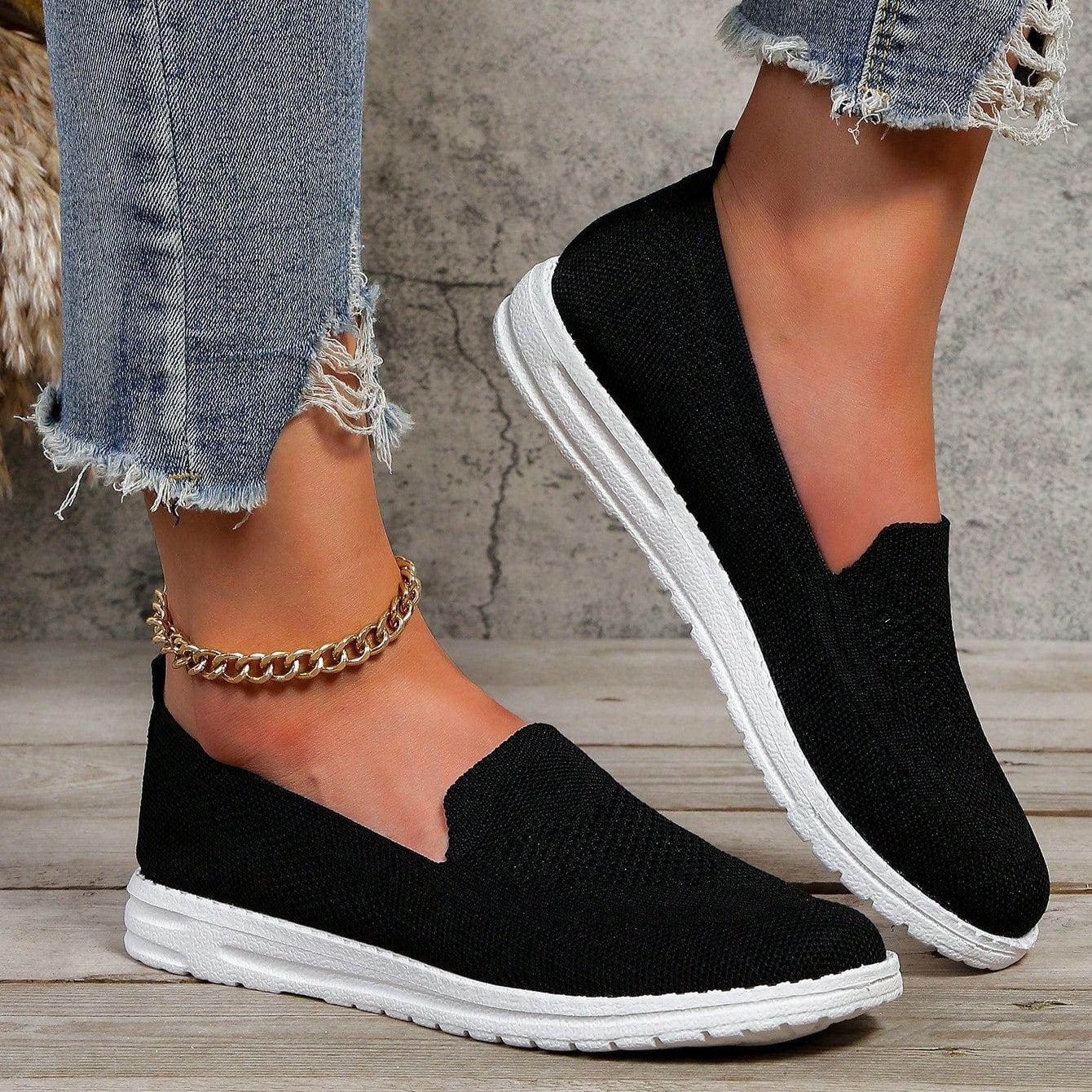 Alyssa | Womens Slip On Casual Walking Sneakers