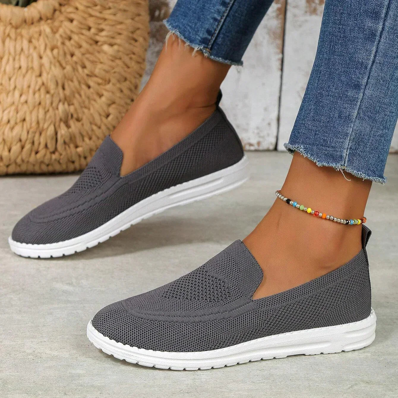 Alyssa | Womens Slip On Casual Walking Sneakers