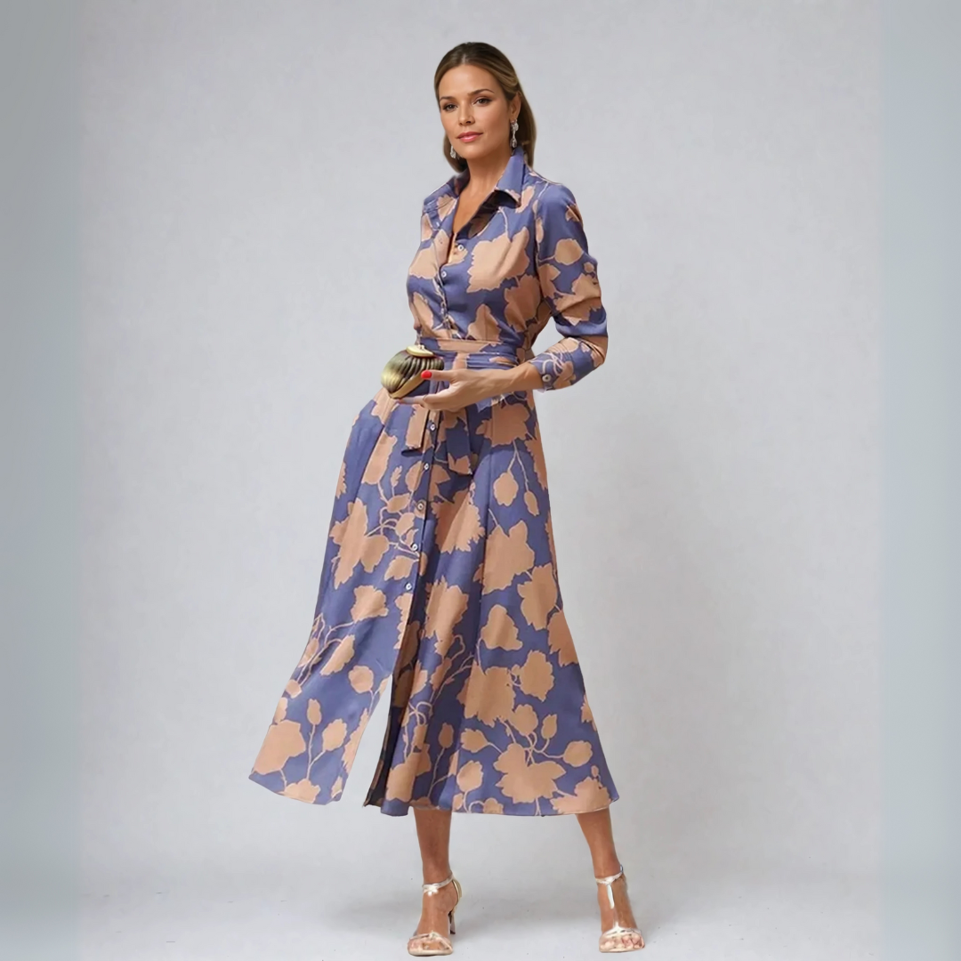 Floriza – Classic Shirt Style Dress