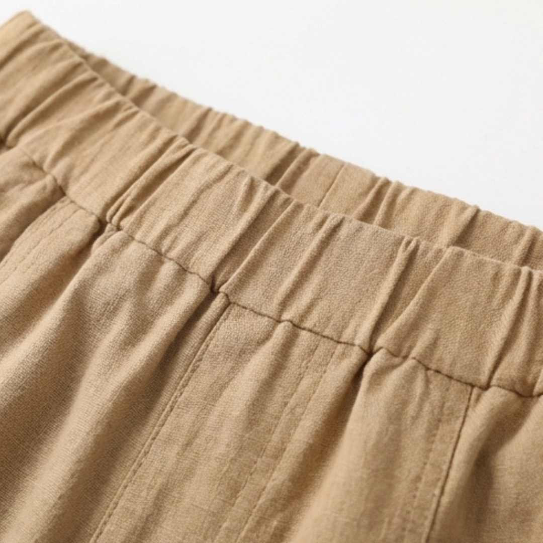 Linara – Cotton Linen Tapered Pants