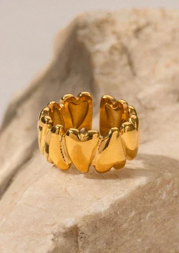 Hazel | Wrap Heart Ring
