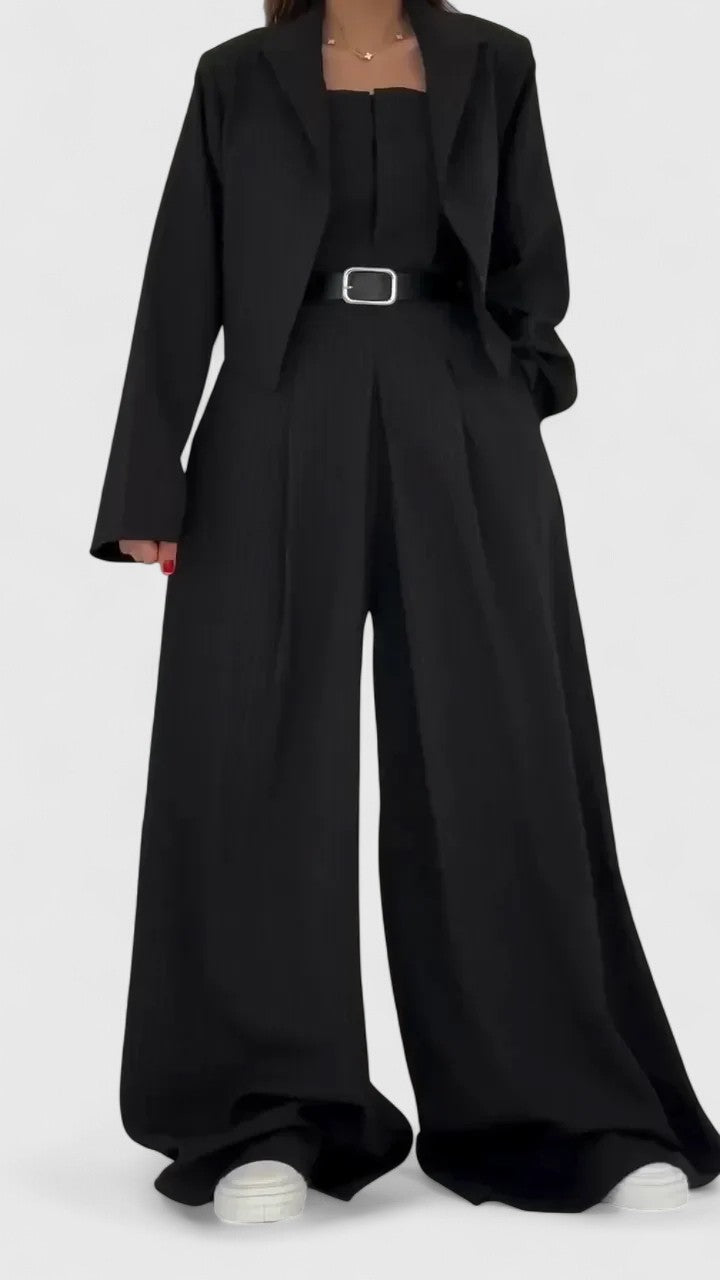 Anne | Elegant Jumpsuit Set with Blazer